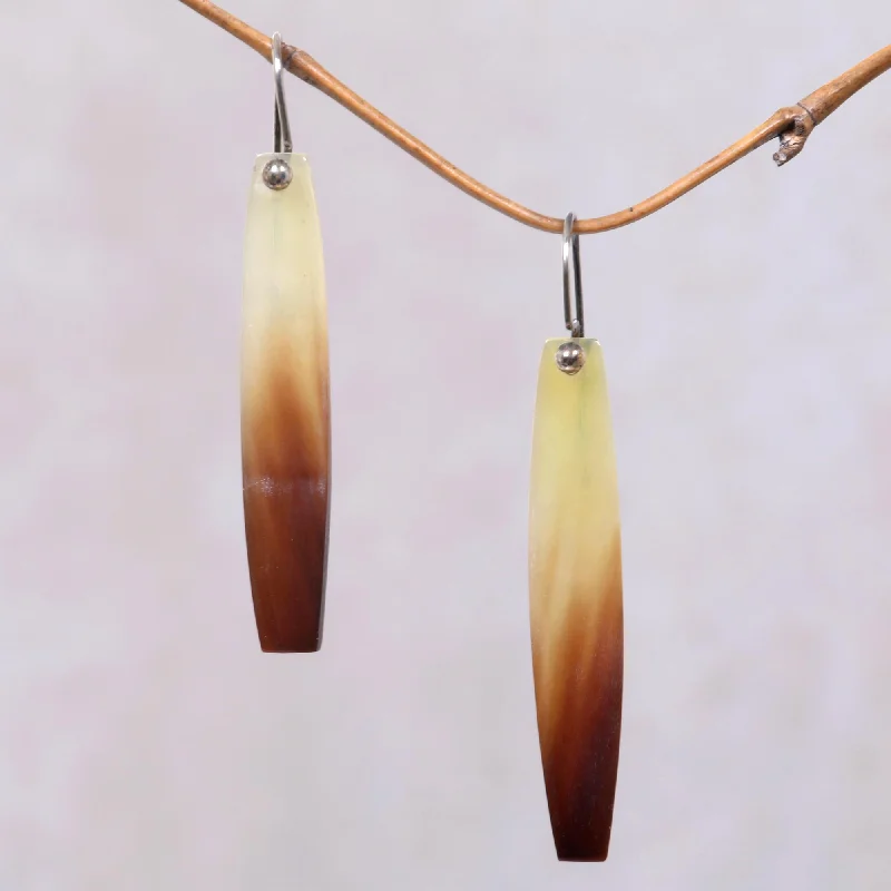 - Pet fence foldable indoorDawn to Dusk Handcrafted Horn Dangle Earrings