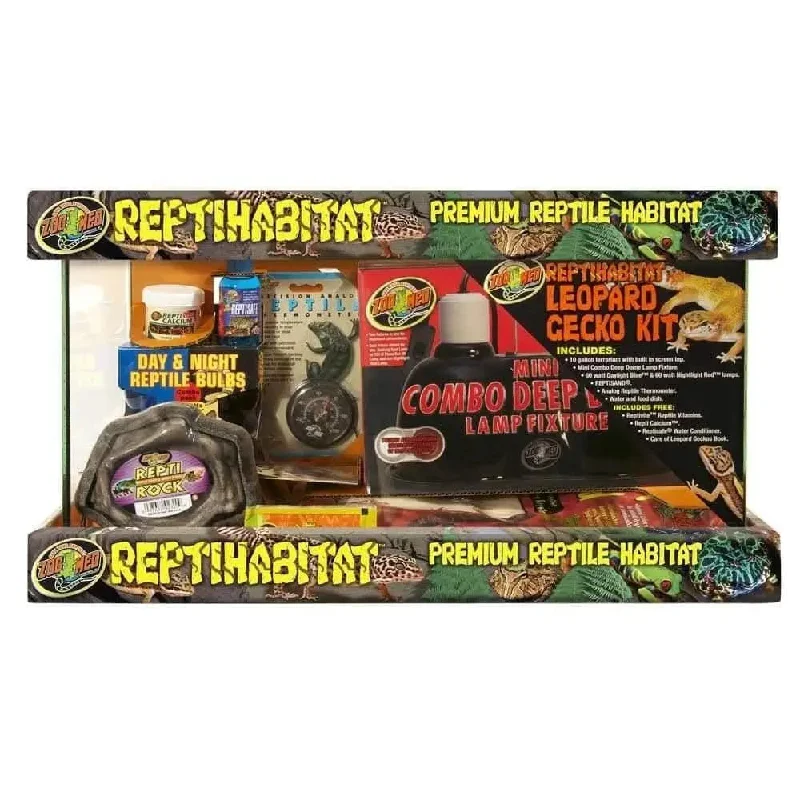 - Custom pet birthday cakeZoo Med ReptiHabitat Leopard Gecko Tank Kit 10gal