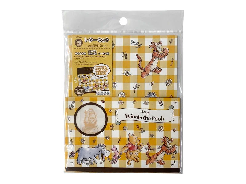 - Organic cotton dog bibsLetter Set-Winnie the Pooh-