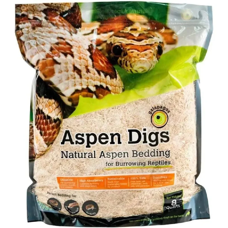 - Air box TSA certified check-inGalapagos Aspen Digs Natural Aspen Bedding Substrate Tan
