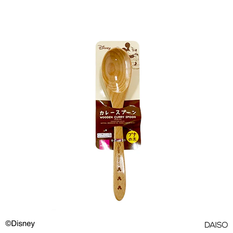  -Explosion-proof leash FOR LARGE dogsWooden Curry Spoon -Mickey Icon-