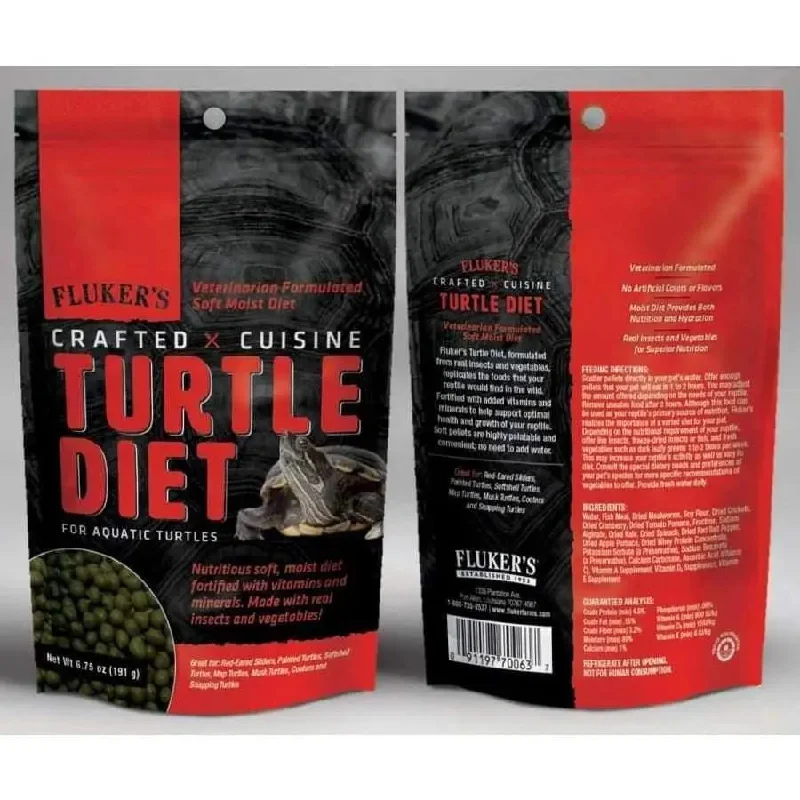 - Cat hair ball removal and hair removal creamFluker's Crafted Cuisine Aquatic Turtle Diet Dry Food