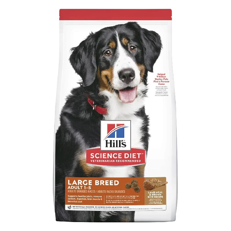 - Hill's dog food priceHill's Science Diet Large Breed Lamb & Rice Adult Dry Dog Food 14.97kg - Hill's dog food priceHill's Science Diet Large Breed Lamb & Rice Adult Dry Dog Food 14.97kg