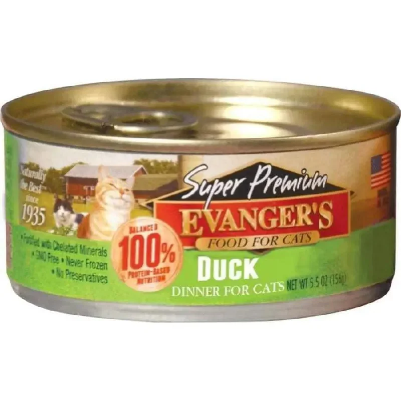 - Automatic induction pet water dispenserEvanger's Super Premium Duck Dinner Canned Cat Wet Food 24ea/5.5 oz - Automatic induction pet water dispenserEvanger's Super Premium Duck Dinner Canned Cat Wet Food 24ea/5.5 oz