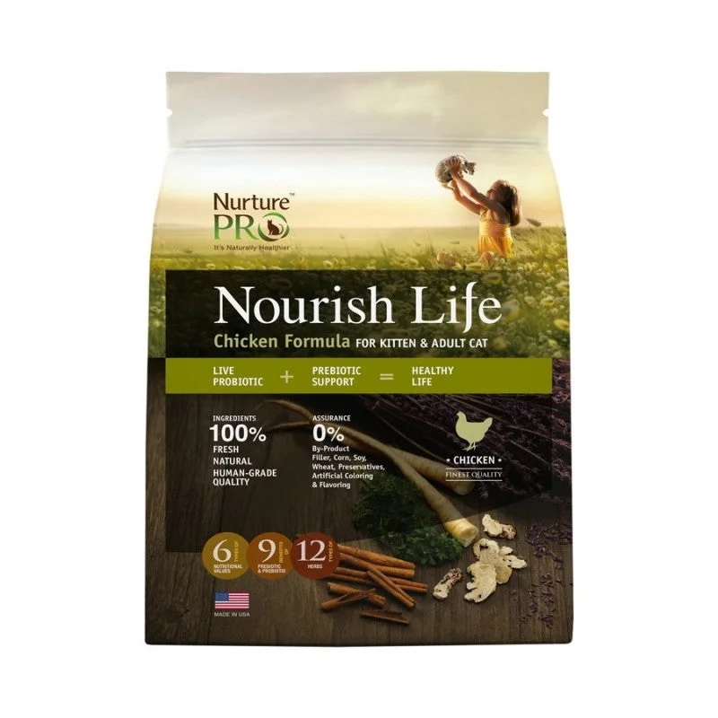  . **Ingredient-Related**  Nurture Pro Nourish Life Chicken Formula For Kitten & Adult Dry Cat Food