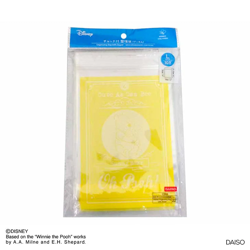 ---Organizing Bag With Zipper -8.5In.X5.5In. Pooh-