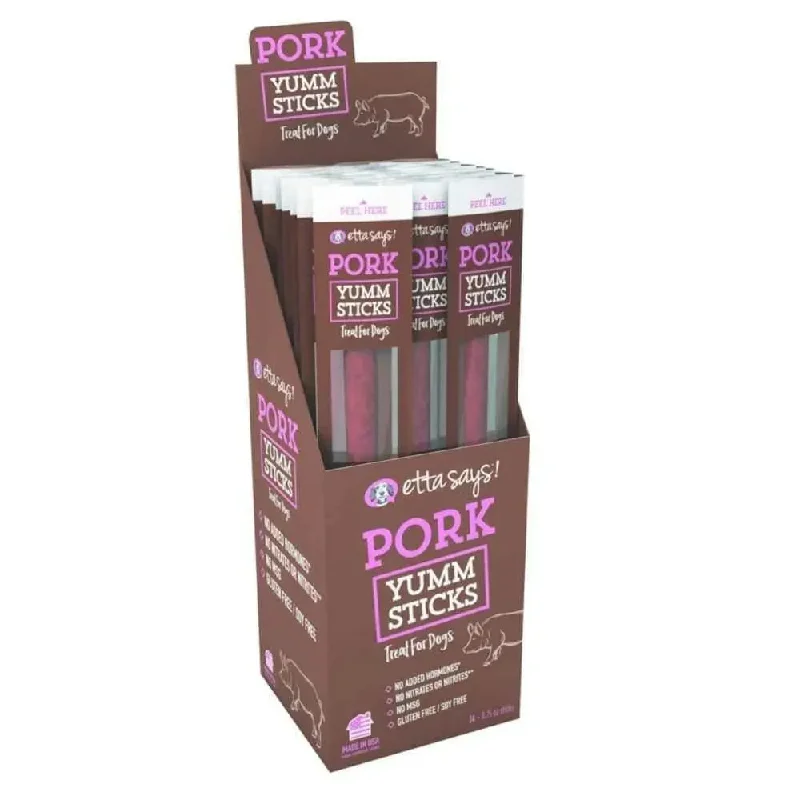 - Pet monitor with cameraEtta Says! Pork Yumm Sticks Dog Treat Display Box