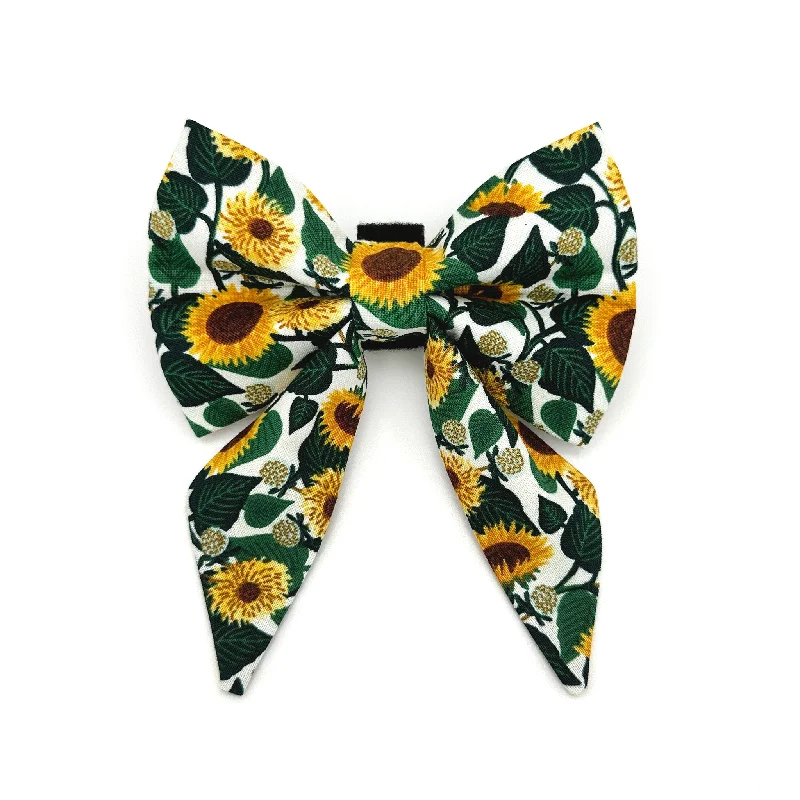 - Teething and chewing toys for puppiesSunflower Sailor Dog Bow