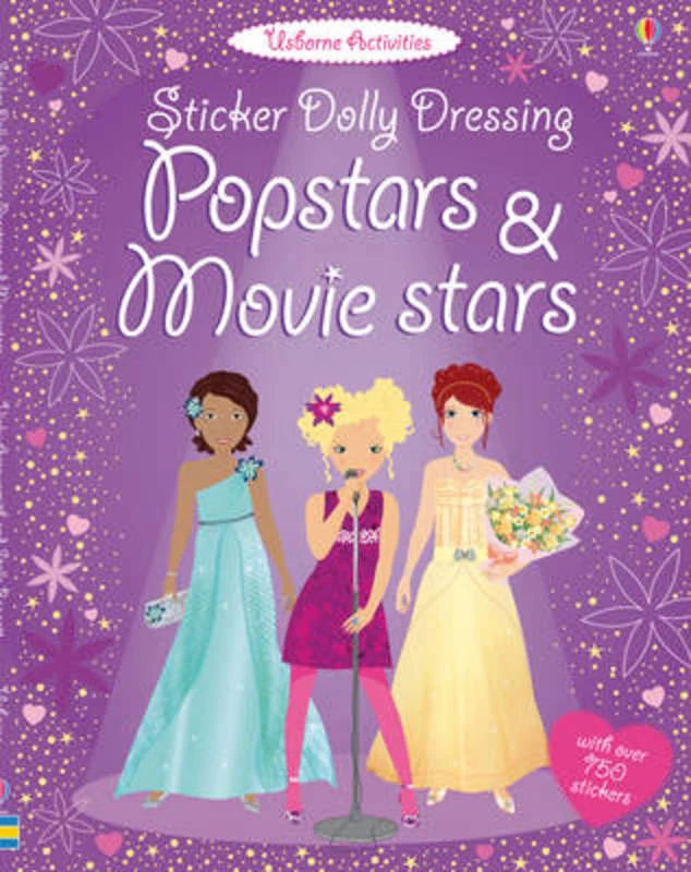 - Organic cotton dog bibsSticker Dolly Dressing Popstars & Movie Stars