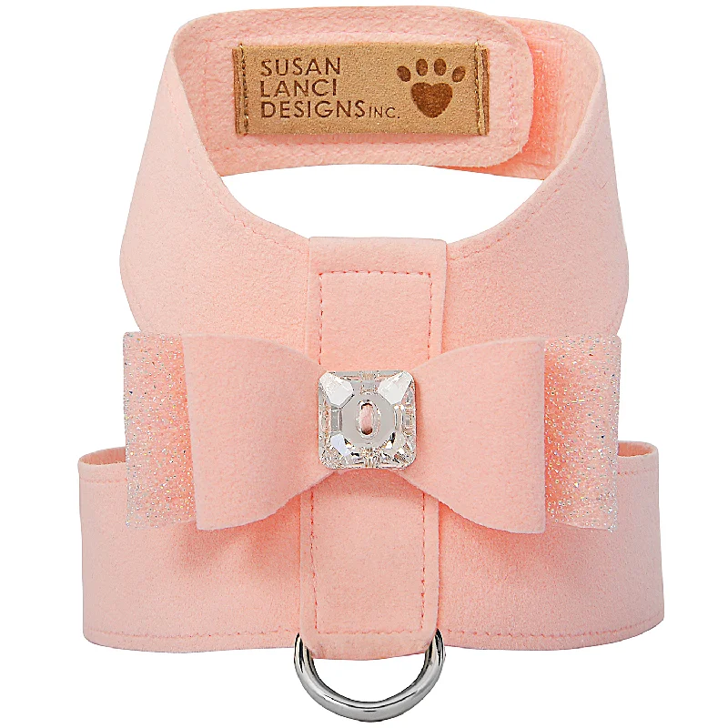 Pet raincoatCrystal Stellar Big Bow Tinkie Dog Harness: Puppy Pink