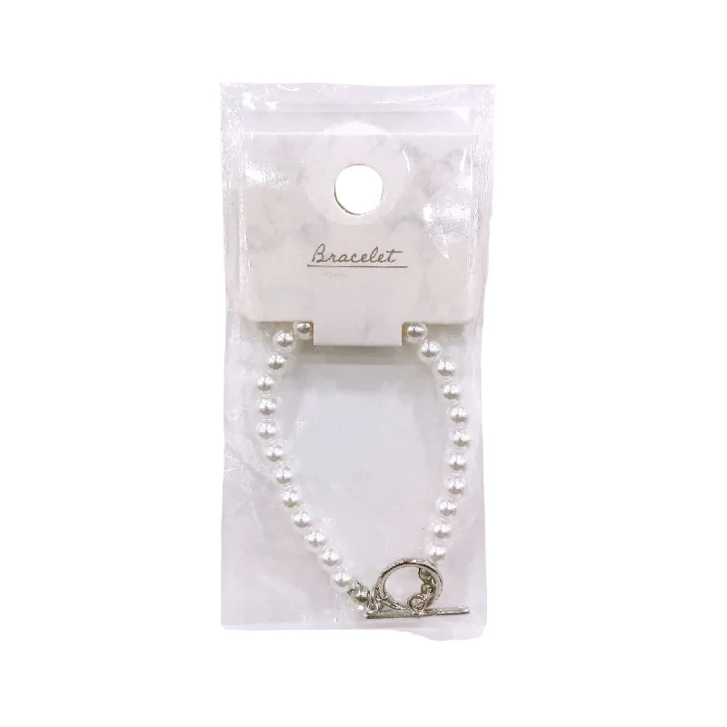 - Winter warm clothes for short-haired dogsBracelet Toggle Clasp Fake Pearl Silver