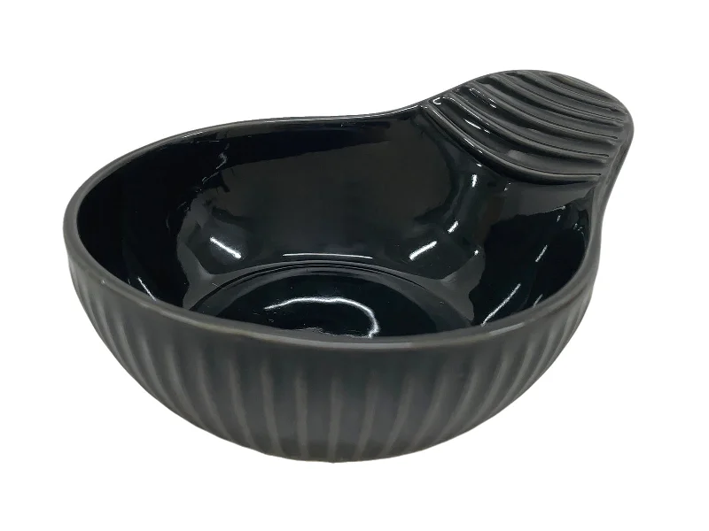 - Postoperative pet anti-licking Elizabethan collarStripe Emboss Bowl with Handle Black - Postoperative pet anti-licking Elizabethan collarStripe Emboss Bowl with Handle Black
