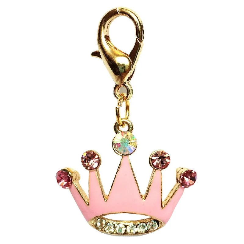 Classification by pet type:Princess Crown Dog Collar Charm
