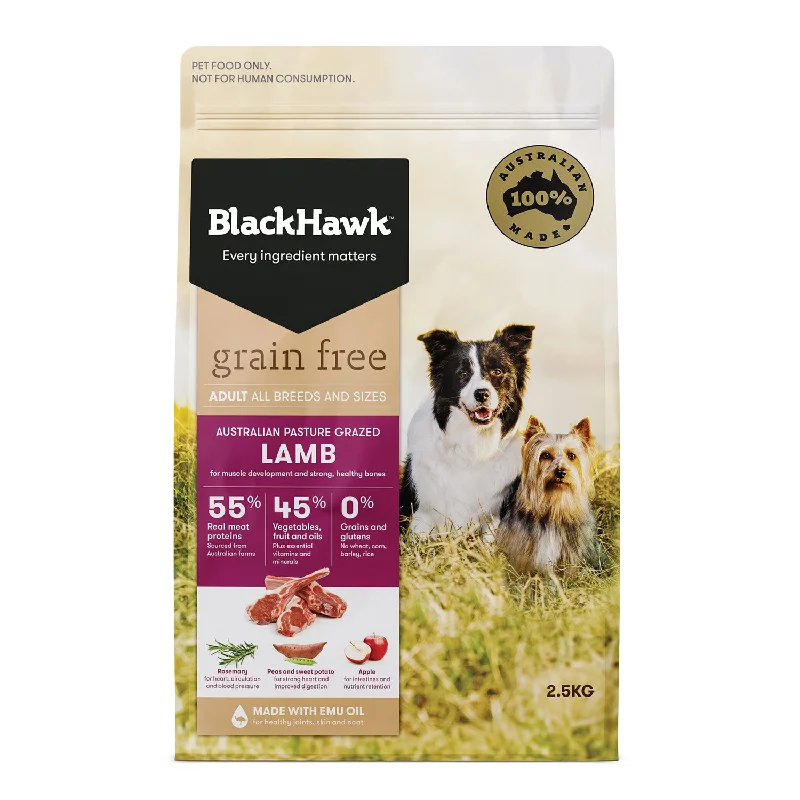 - Dog food helps the digestive systemBlack Hawk Grain Free Lamb Adult Dry Dog Food