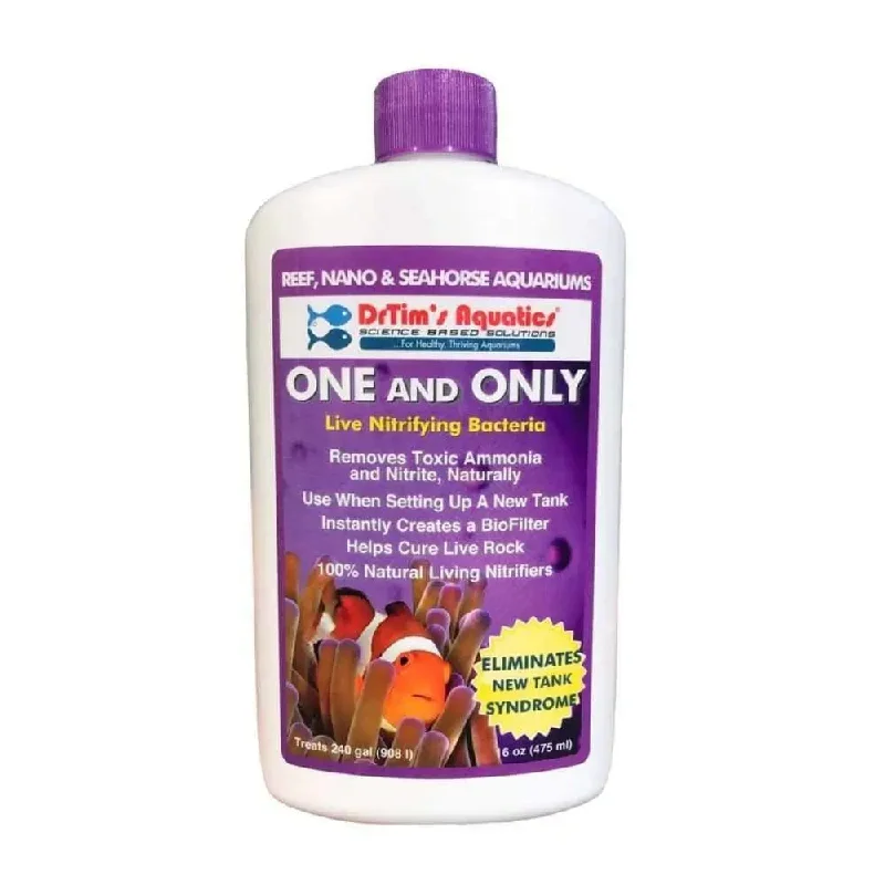 - Foldable and portable cat bagDr. Tim's Aquatics One & Only Live Nitrifying Bacteria for Reef Aquarium - Foldable and portable cat bagDr. Tim's Aquatics One & Only Live Nitrifying Bacteria for Reef Aquarium