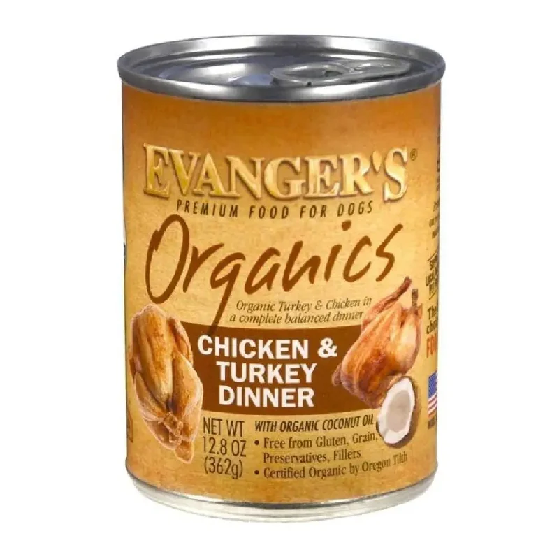 - Dog disposable foam shower gelEvanger's Organics Chicken & Turkey Canned Dog Food 12ea/12.8 oz - Dog disposable foam shower gelEvanger's Organics Chicken & Turkey Canned Dog Food 12ea/12.8 oz