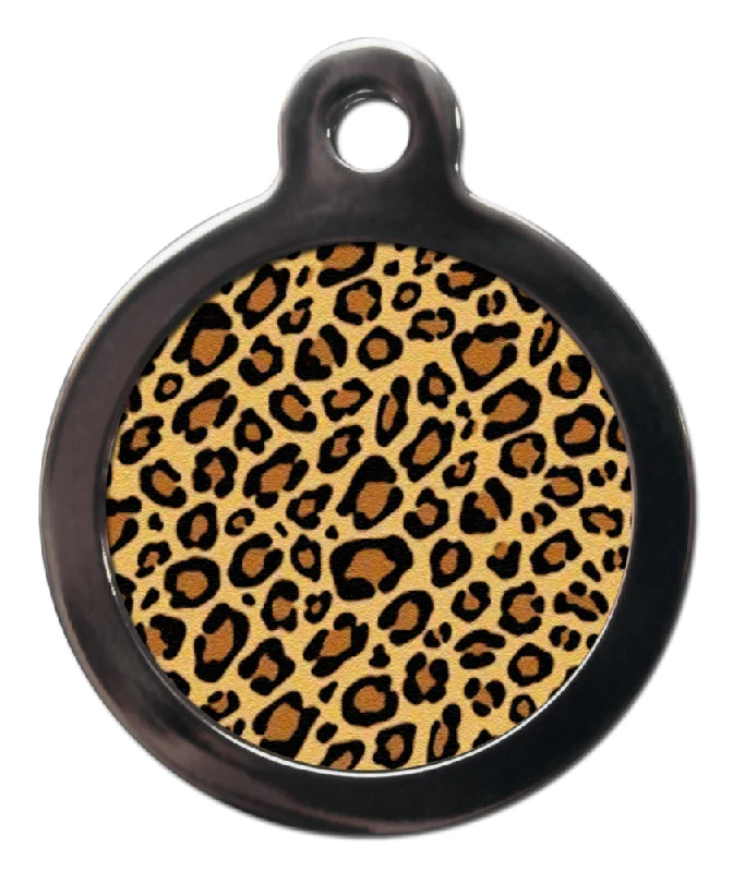 - ​​Christmas pet Christmas clothingLeopard Print Dog Tag
