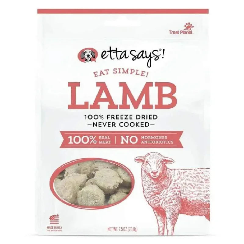 - Teething and chewing toys for puppiesEtta Says! Eat Simple 100% Freeze Dried Lamb Dog Treats 2.5 oz - Teething and chewing toys for puppiesEtta Says! Eat Simple 100% Freeze Dried Lamb Dog Treats 2.5 oz