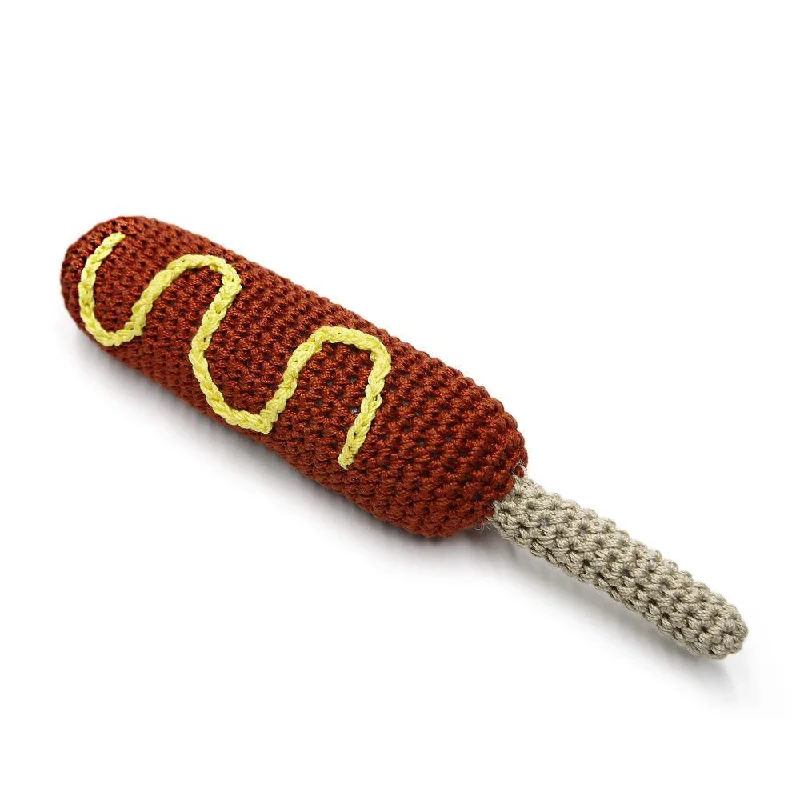 Pet toysPawer Squeaky Hot Dog Dog Toy