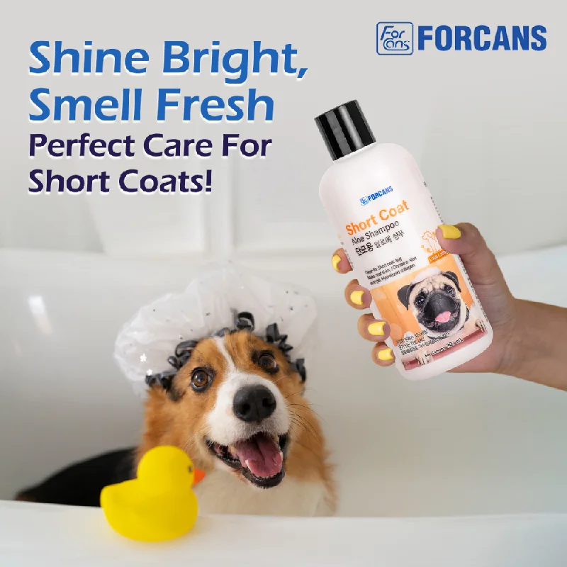 - Degradable pet feces bagForcans Aloe Short Coat Shampoo for Dogs
