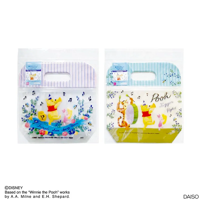 - Air box TSA certified check-inClear Gusset Zip Bag with Handles Winnie the Pooh