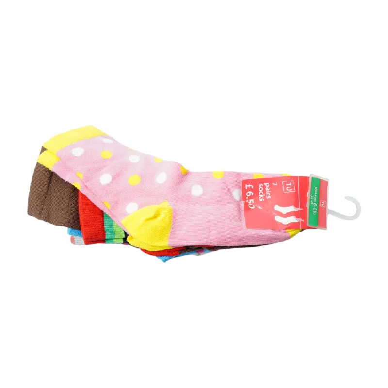 Pet ProductsGIRLS SOCKS 7PC PACK MDW-23 6-8.5M