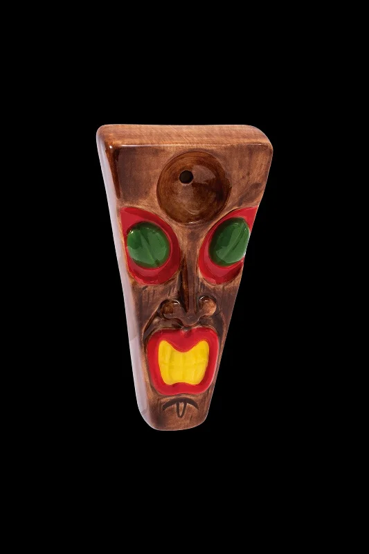 - Rabbit grass rack to prevent waste food boxWacky Bowlz Tiki Ceramic Pipe