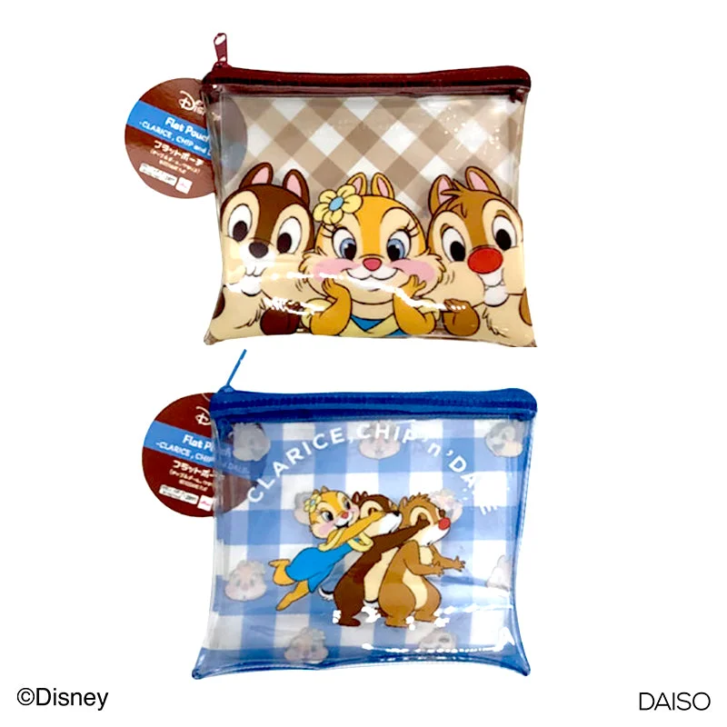 - Dog disposable foam shower gelFlat Pouch - 14cm x 12cm - Clarice Chip and Dale