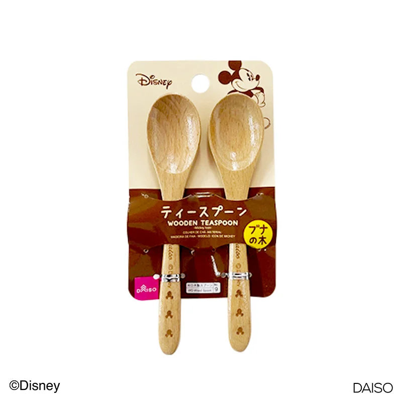 - Hamster silent running wheel to prevent chewingWooden Teaspoon -Mickey Icon-