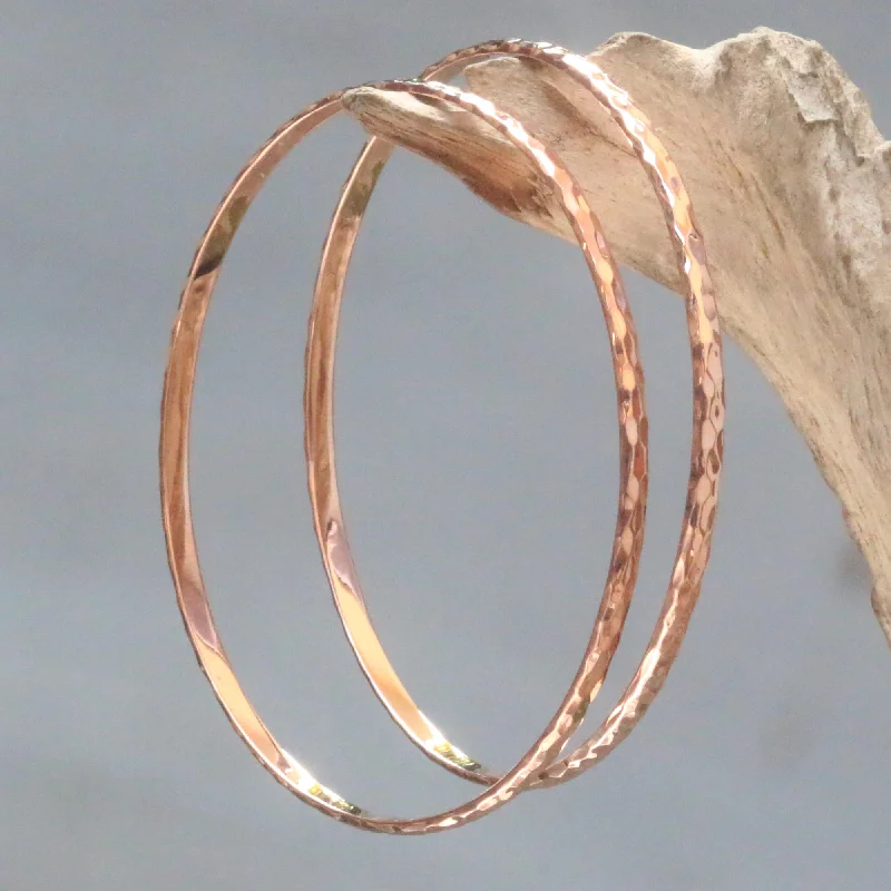 -Anti-scratch scratching board AND cat bed in one'Rose Gold Mosaic' Women's Gold Plated Silver Bangle Bracelets from Bali (Pair) -Anti-scratch scratching board AND cat bed in one'Rose Gold Mosaic' Women's Gold Plated Silver Bangle Bracelets from Bali (Pair)