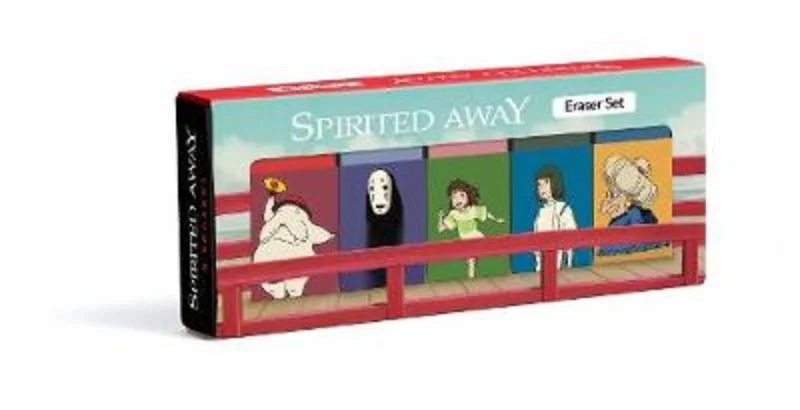 - Foldable and portable cat bagSpirited Away Eraser Set