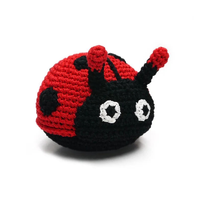 - Precautions for using pet toysPawer Squeaky Ladybug Dog Toy