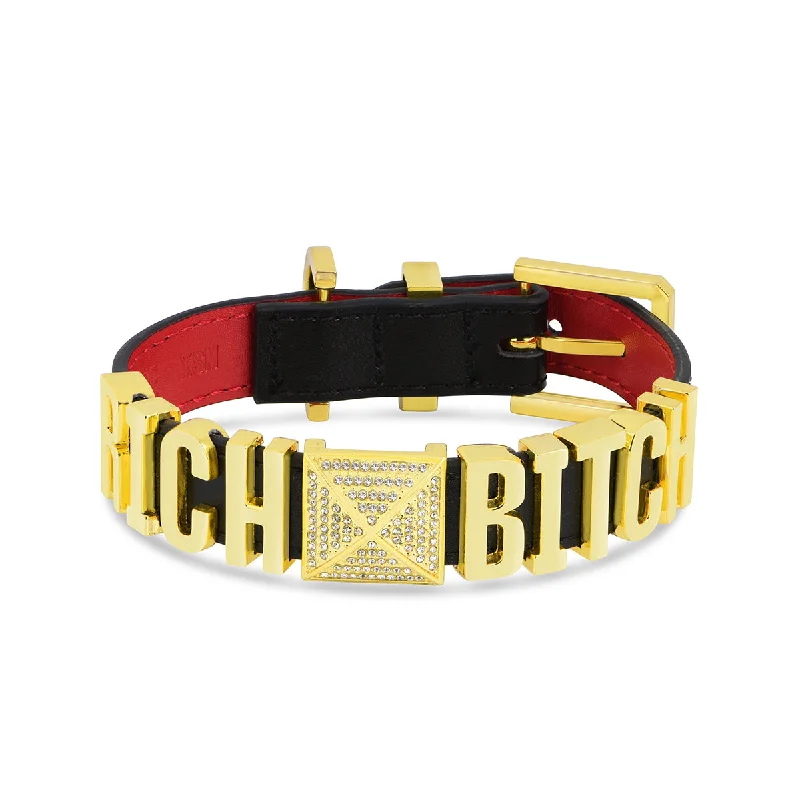  . **Dog muzzle is breathable**Rich Bitch Confession Dog Collar