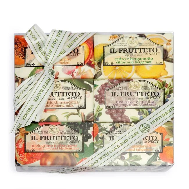 - ​​Pet toys under    yuanNesti Dante Florence Frutteto Soap Gift Set of 6