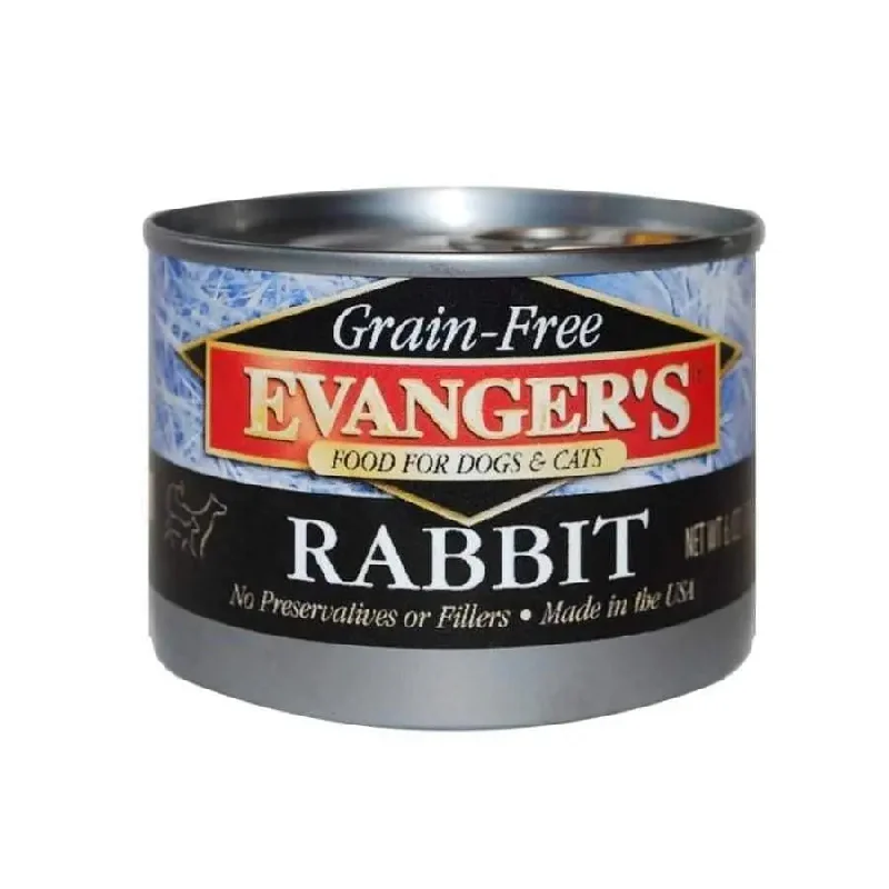 - Car dog seat beltEvanger's Grain-Free Rabbit Canned Dog & Cat Food 24ea/6 oz