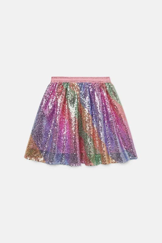 - Pet monitor with cameraSequins Stripe Kids Skirt