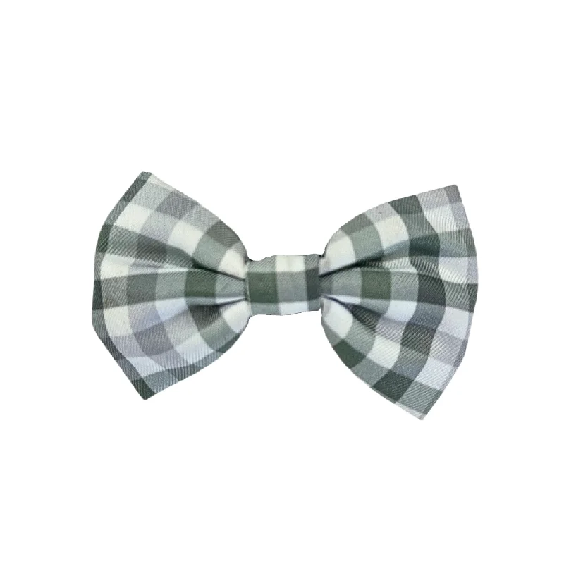 - Cat stress soothing sprayGingham Olive Grey Cat Bow tie
