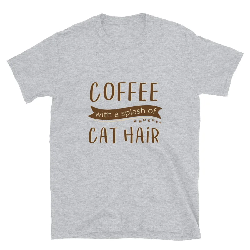 - Rabbit grass rack to prevent waste food boxCoffee With a Splash of Cat Hair T-Shirt - Rabbit grass rack to prevent waste food boxCoffee With a Splash of Cat Hair T-Shirt