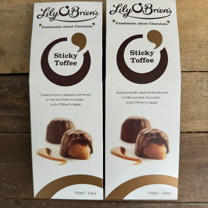 - Dog anti-slip mat2x Lily O'Brien's Sticky Toffee Chocolates Boxes (2x110g)