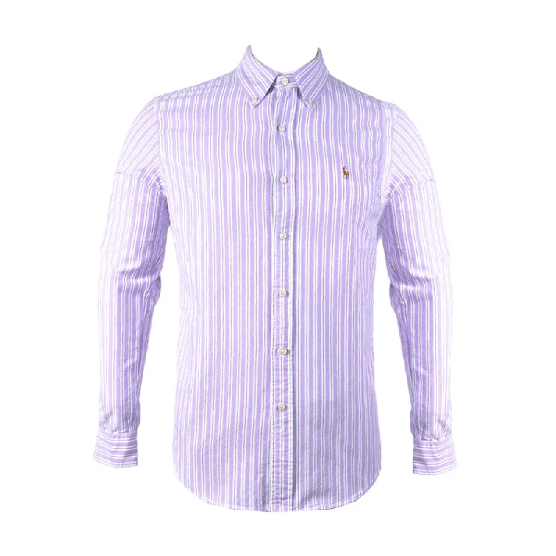 Pet ProductsRL MEN L/S BUTTON DOWN SHIRT 293001 PRPL M (IR.S)