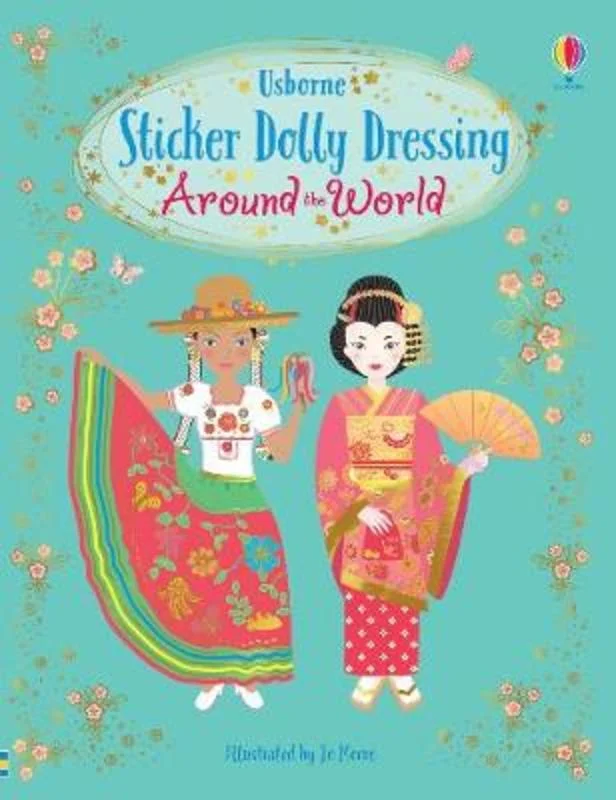 - Air box TSA certified check-inSticker Dolly Dressing Around the World