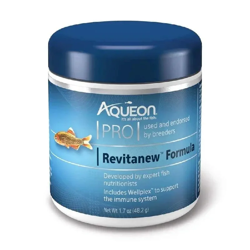 - Remote interactive pet feederAqueon Pro Revitanew Fish Food Small 1.7oz