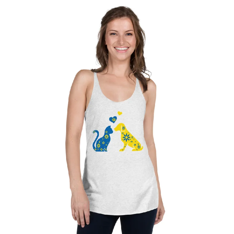 - Dog heart rate monitoring collarPets Of Ukraine Women's Racerback Tank