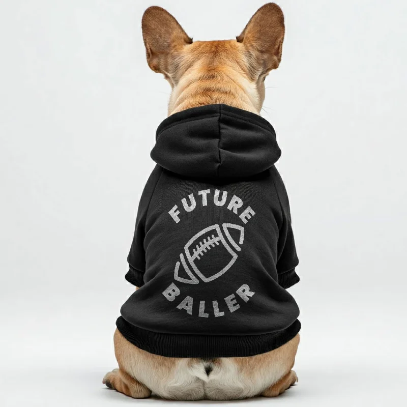 - Organic cotton dog bibsFUTURE BALLER - Personalized French Bulldog Hoodies with Funny Quotes – Stylish, Cozy, and Premium 100% Cotton