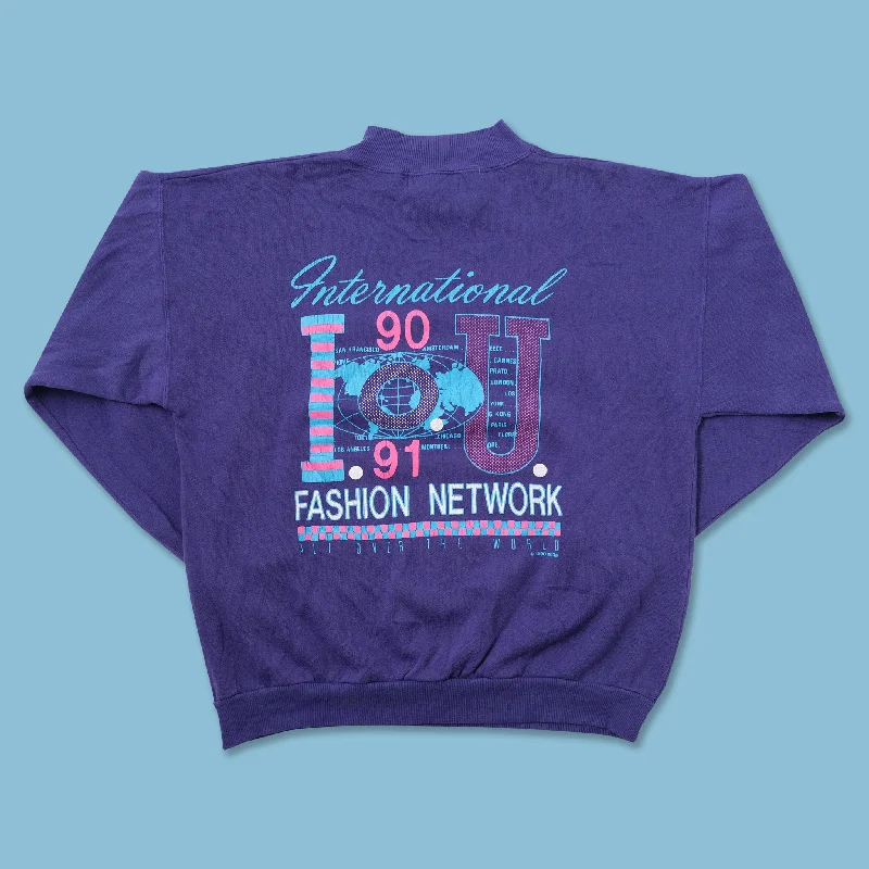 -Splash-proof food bowl AND Anti-choking slow food bowlVintage 1990 Fashion Network Sweater Large -Splash-proof food bowl AND Anti-choking slow food bowlVintage 1990 Fashion Network Sweater Large