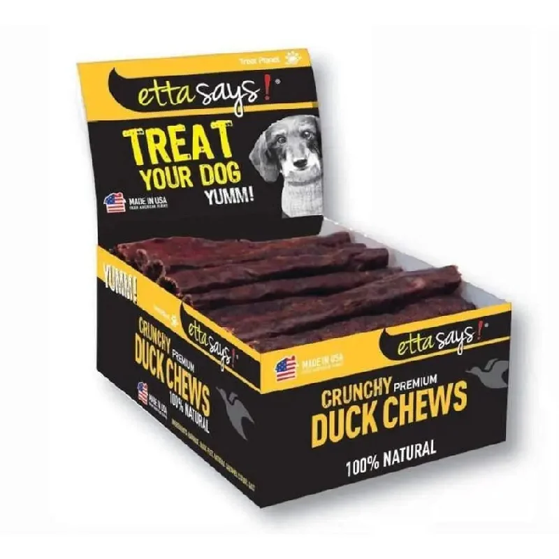 ---Etta Says! Premium Crunchy Duck Dog Treat