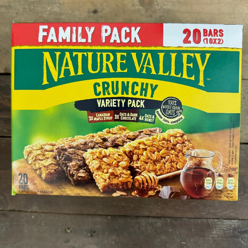 - ​​Christmas pet Christmas clothing20x Nature Valley Crunchy Variety Pack Cereal Bars (1 Box of 10x42g Twin Bar Packs)