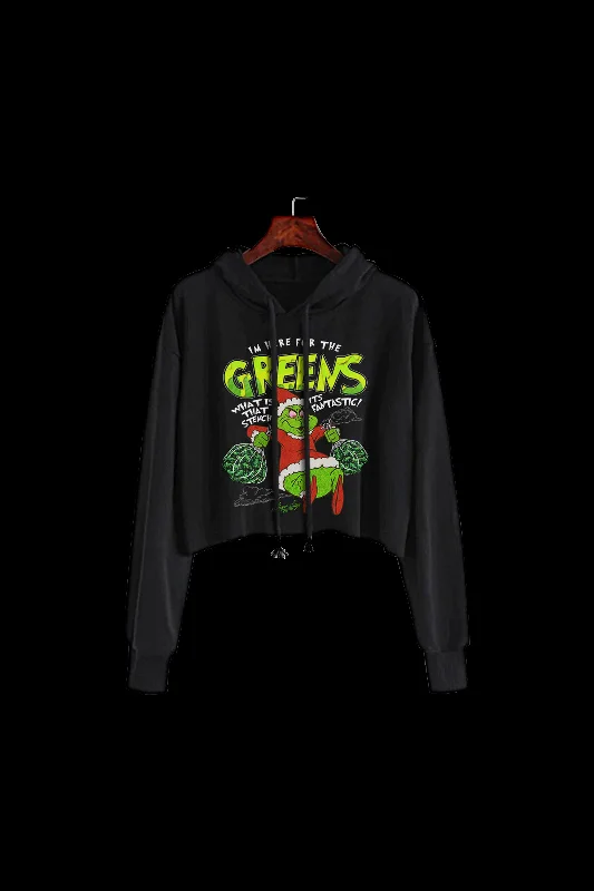  -Anti-slip claw protection raincoat FOR dogsStonerDays Grinch Crop Top Hoodie