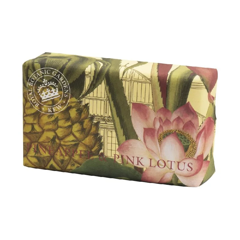 - Air box TSA certified check-inRoyal Botanic Gardens Pink Lotus and Pineapple Soap