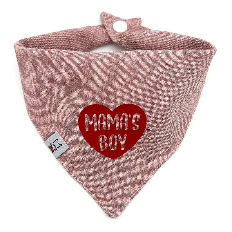 - Solid wood cat climbing frame customizedMama's Boy Dog Bandana